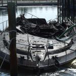 Marina Fire Vessel Salvage
